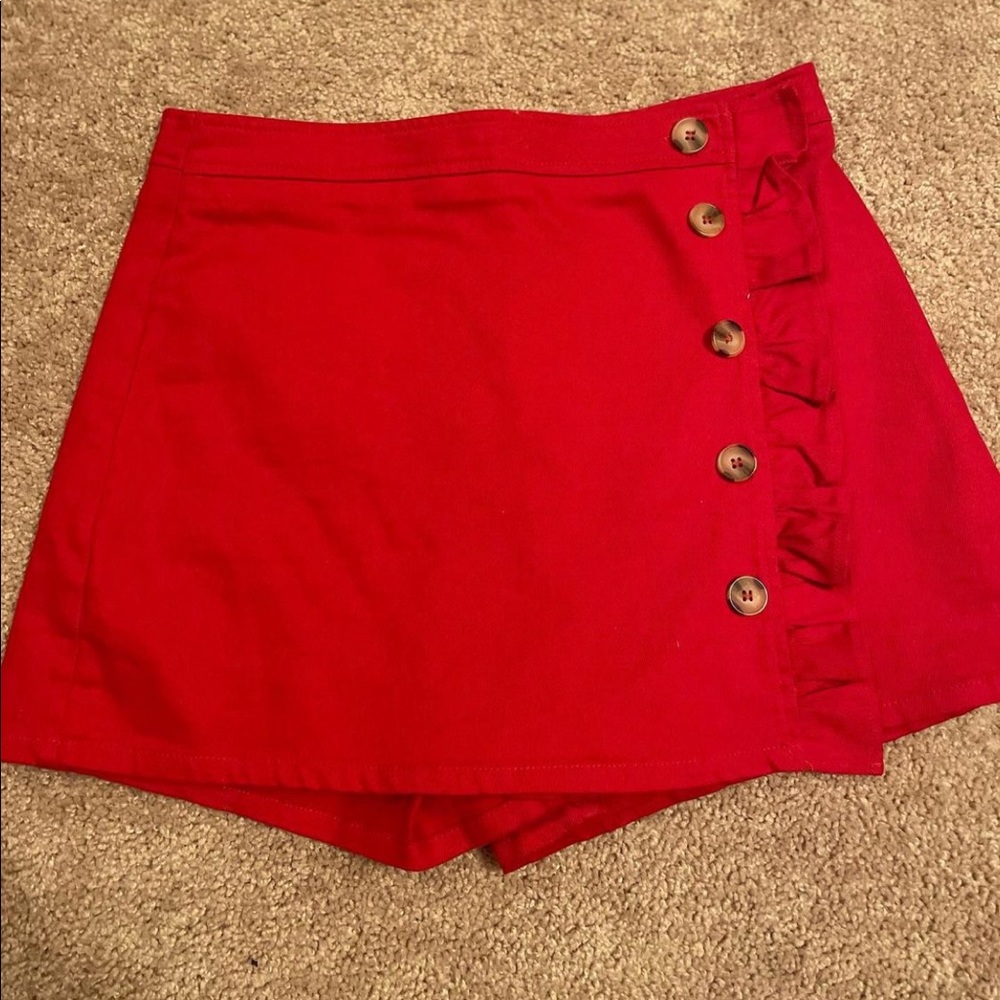 Madida red skort